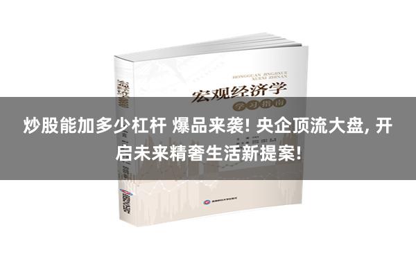 炒股能加多少杠杆 爆品来袭! 央企顶流大盘, 开启未来精奢生活新提案!