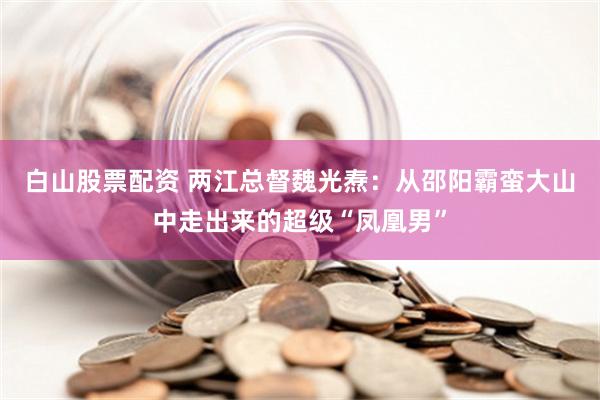 白山股票配资 两江总督魏光焘：从邵阳霸蛮大山中走出来的超级“凤凰男”