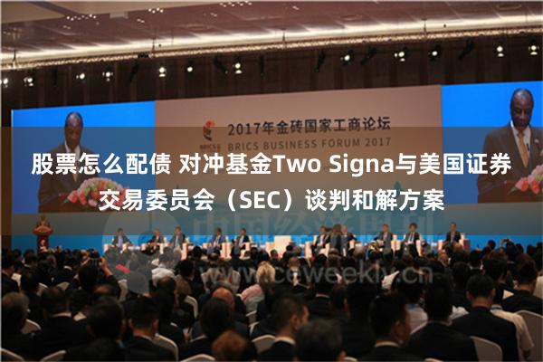 股票怎么配债 对冲基金Two Signa与美国证券交易委员会（SEC）谈判和解方案