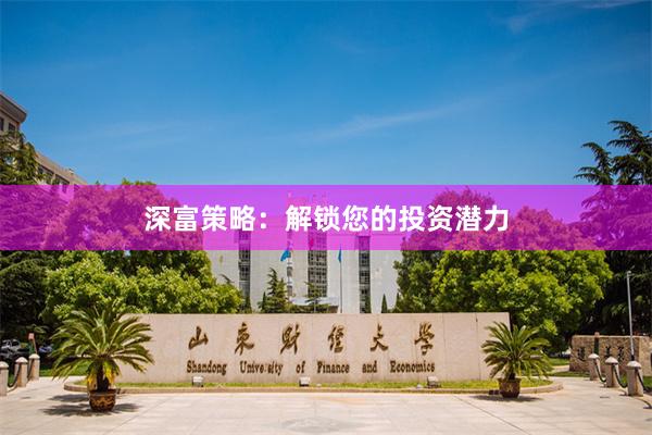 深富策略：解锁您的投资潜力