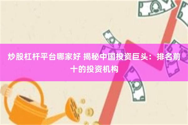 炒股杠杆平台哪家好 揭秘中国投资巨头：排名前十的投资机构