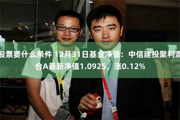 股票要什么条件 12月31日基金净值：中信建投聚利混合A最新净值1.0925，涨0.12%