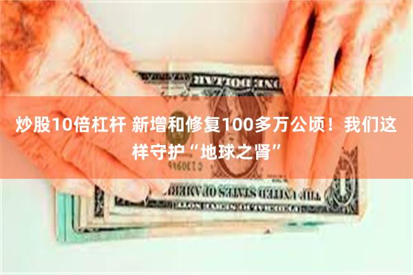 炒股10倍杠杆 新增和修复100多万公顷！我们这样守护“地球之肾”