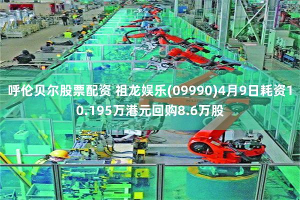 呼伦贝尔股票配资 祖龙娱乐(09990)4月9日耗资10.195万港元回购8.6万股