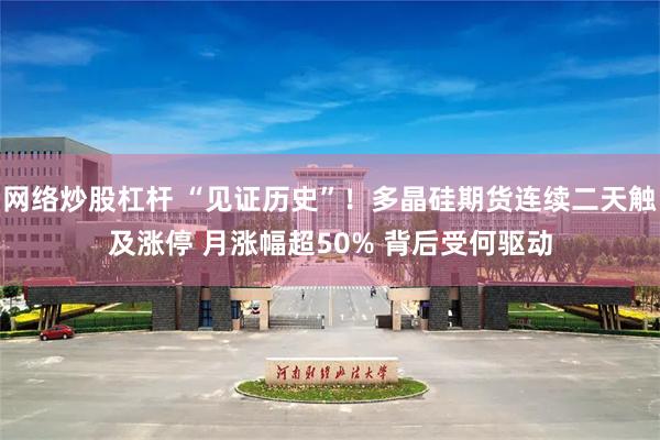网络炒股杠杆 “见证历史”！多晶硅期货连续二天触及涨停 月涨幅超50% 背后受何驱动