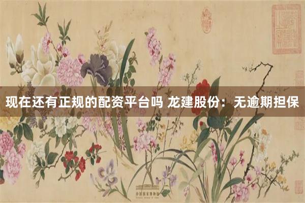 现在还有正规的配资平台吗 龙建股份：无逾期担保