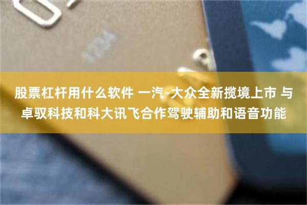 股票杠杆用什么软件 一汽-大众全新揽境上市 与卓驭科技和科大讯飞合作驾驶辅助和语音功能