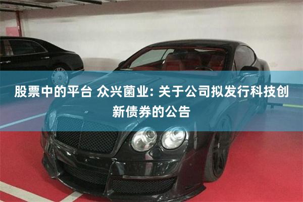 股票中的平台 众兴菌业: 关于公司拟发行科技创新债券的公告